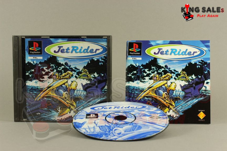 PlayStation Videospiel Jet Rider Hülle mit Anleitung und Disc