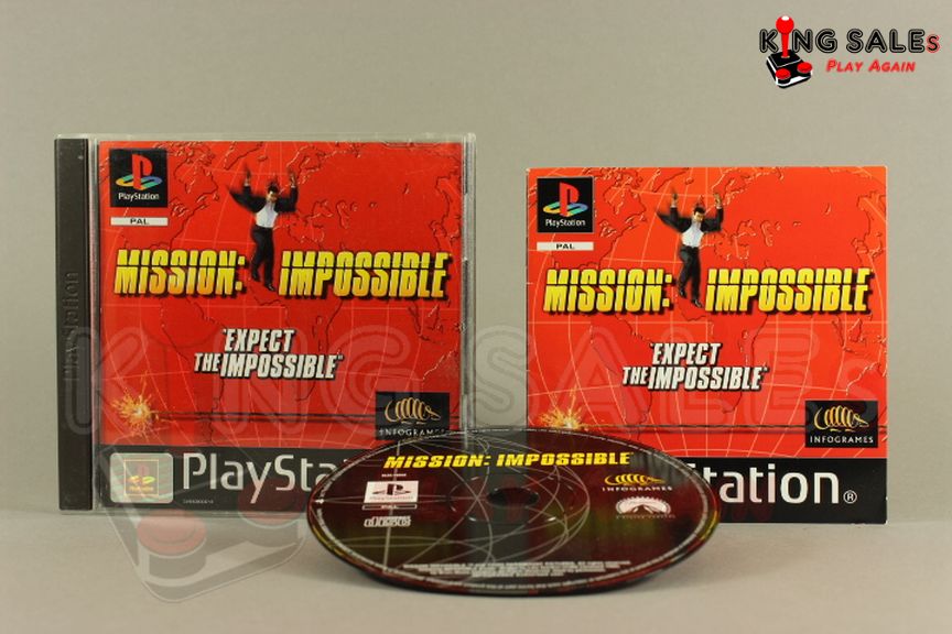 PlayStation Videospiel Mission: Impossible Hülle mit Anleitung und Disc