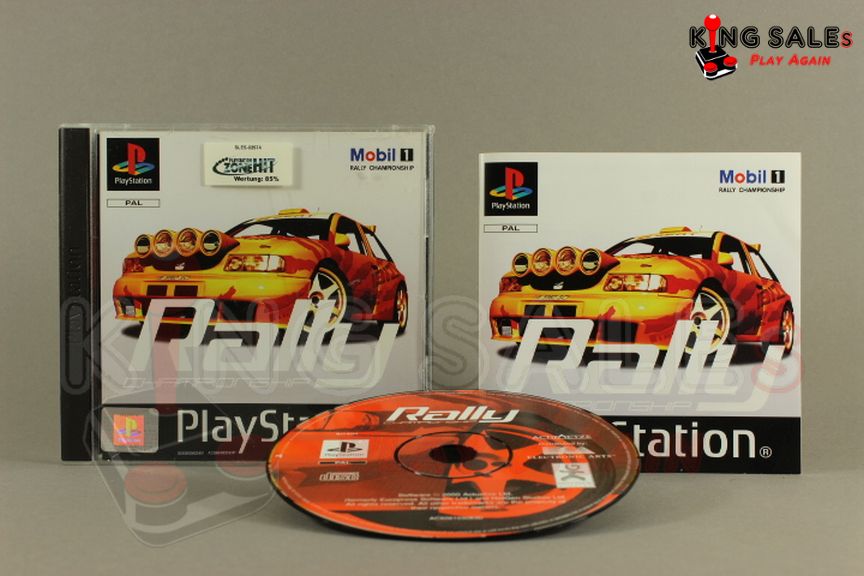 PlayStation Videospiel Mobil 1 Rally Hülle mit Anleitung und Disc