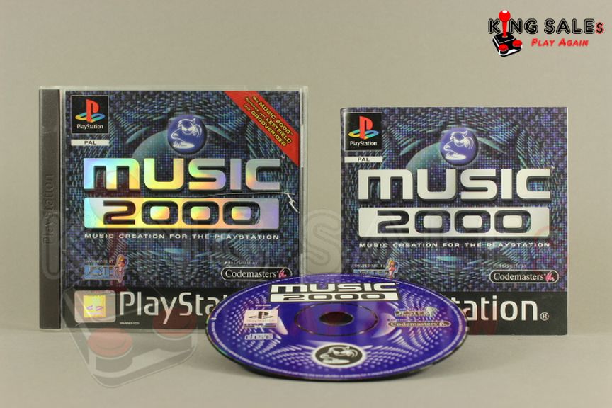 PlayStation Videospiel Music 2000 Hülle mit Anleitung und Disc