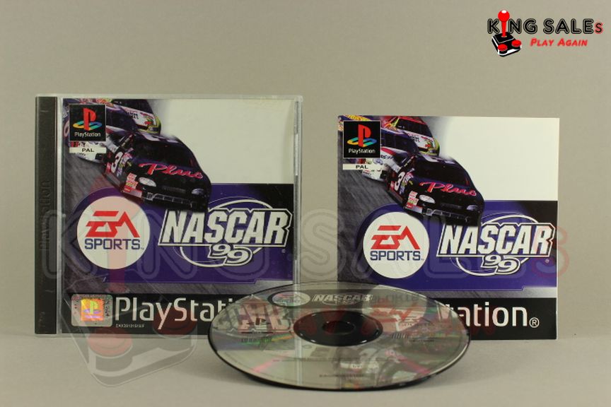 PlayStation Videospiel NASCAR 99 Hülle mit Anleitung und Disc