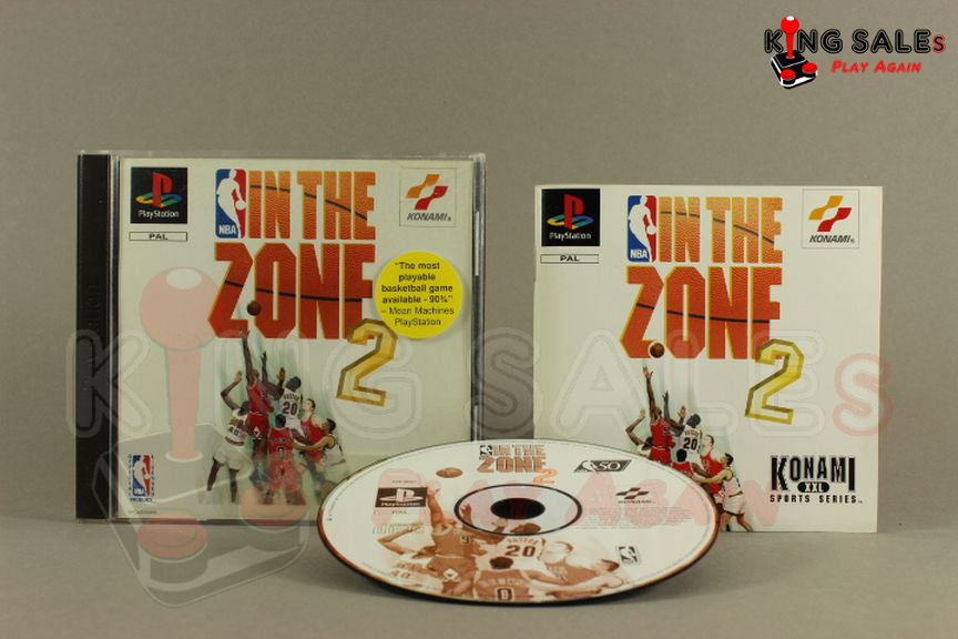 PlayStation Videospiel NBA in the Zone 2 Hülle mit Anleitung und Disc