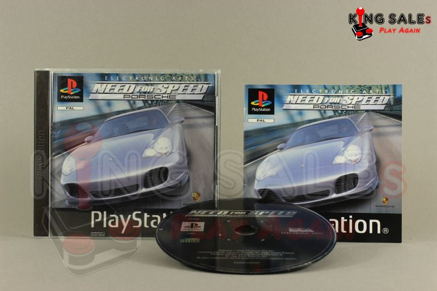 PlayStation Videospiel Need for Speed Porsche Hülle mit Anleitung und Disc