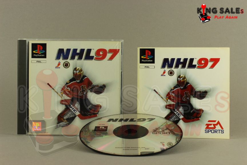 PlayStation Videospiel NHL 97 Hülle mit Anleitung und Disc