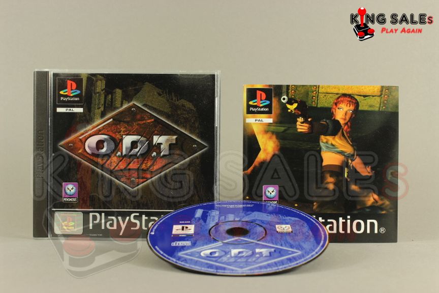 PlayStation Videospiel O.D.T Hülle mit Anleitung und Disc
