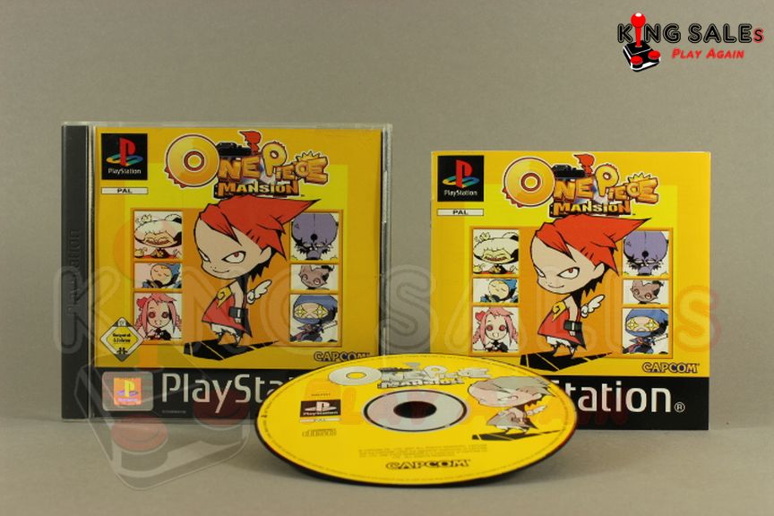 PlayStation Videospiel One Piece Mansion Hülle mit Anleitung und Disc