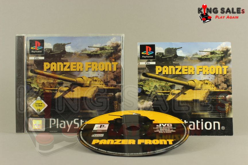 PlayStation Videospiel Panzer Front Hülle mit Anleitung und Disc