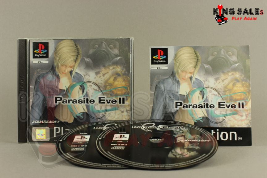 PlayStation Videospiel Parasite Eve 2 Hülle mit Anleitung und Disc