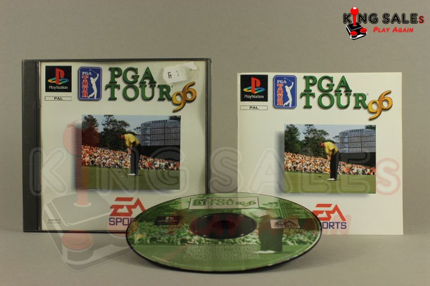 PlayStation Videospiel PGA Tour 96 Hülle mit Anleitung und Disc