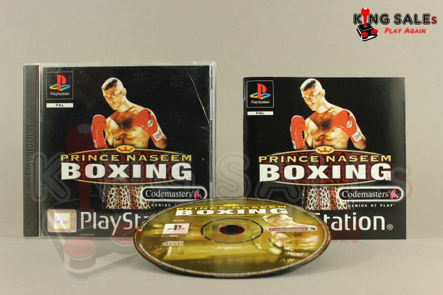 PlayStation Videospiel Prince Naseem Boxing Hülle mit Anleitung und Disc