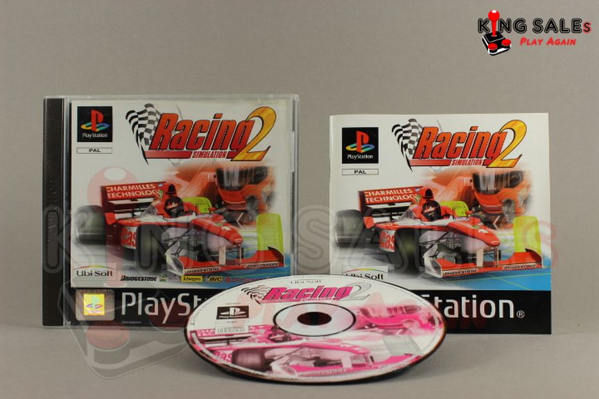 PlayStation Videospiel Racing Simulator 2 Hülle mit Anleitung und Disc