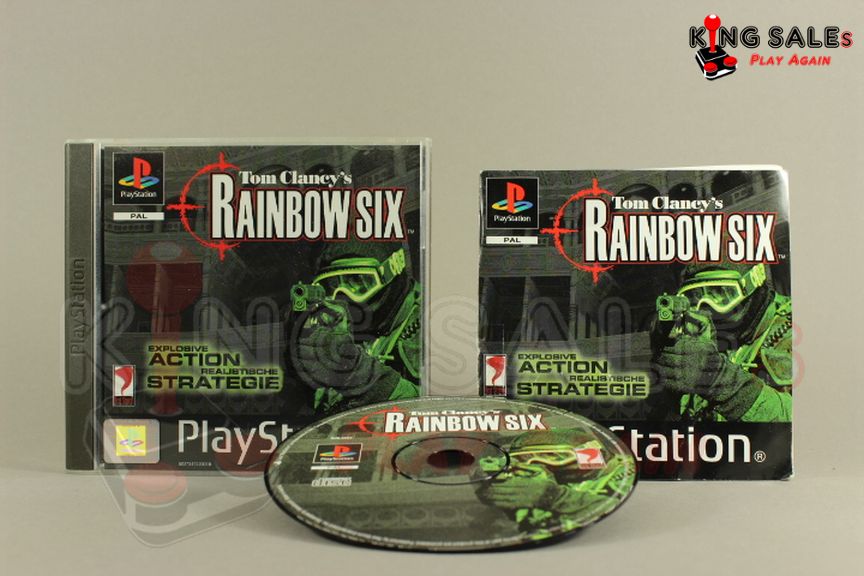 PlayStation Videospiel Rainbow Six Hülle mit Anleitung und Disc