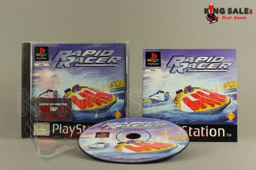 PlayStation Videospiel Rapid Racer Hülle mit Anleitung und Disc