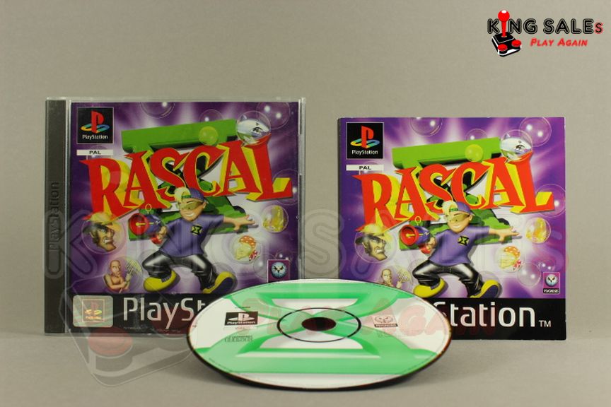 PlayStation Videospiel Rascal Hülle mit Anleitung und Disc