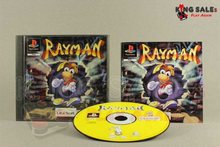 PlayStation Videospiel Rayman Hülle mit Anleitung und Disc