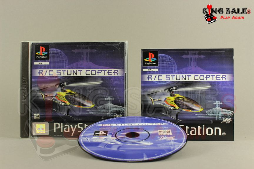PlayStation Videospiel RC Stunt Copter Hülle mit Anleitung und Disc