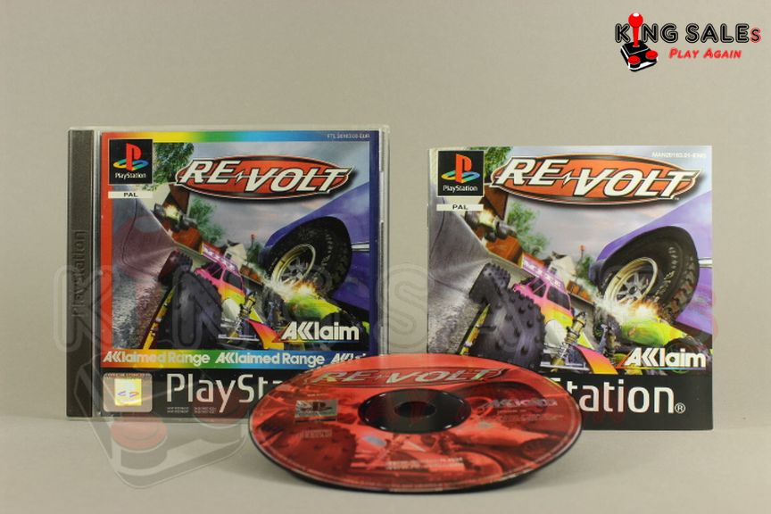 PlayStation Videospiel Re-Volt Hülle mit Anleitung und Disc