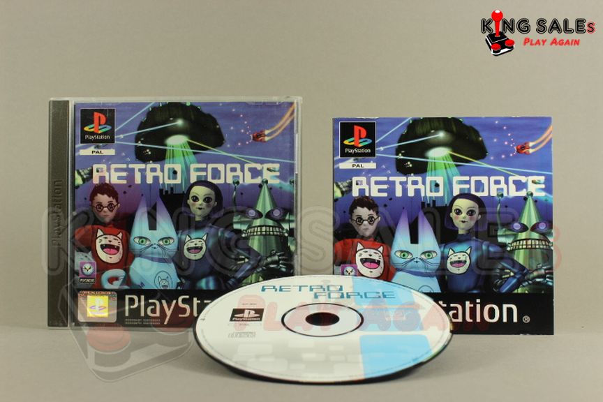 PlayStation Videospiel Retro Force Hülle mit Anleitung und Disc