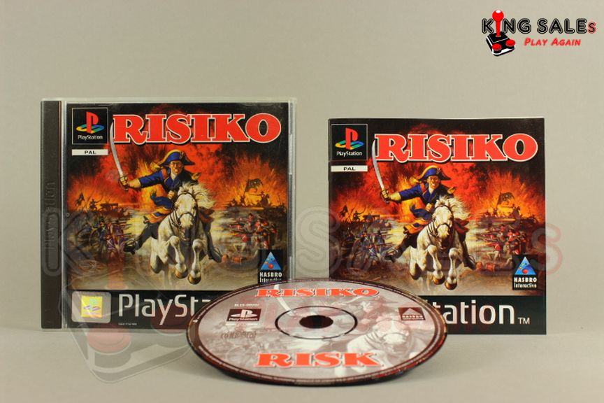 PlayStation Videospiel Risiko Hülle mit Anleitung und Disc