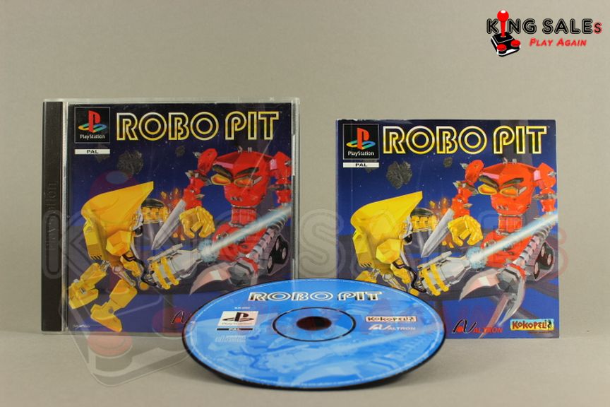 PlayStation Videospiel Robo Pit Hülle mit Anleitung und Disc