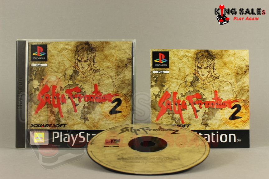 PlayStation Videospiel Saga Frontier 2 Hülle mit Anleitung und Disc