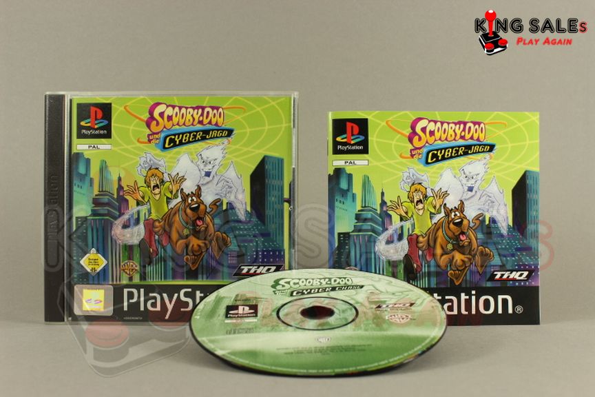 PlayStation Videospiel Scooby-Doo und die Cyber Jagt Hülle mit Anleitung und Disc