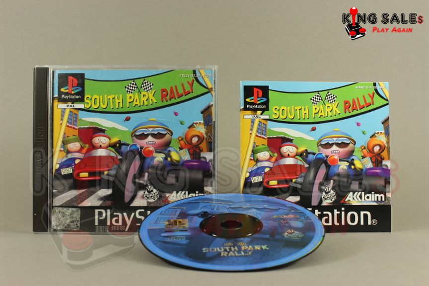 PlayStation Videospiel South Park Rally Hülle mit Anleitung und Disc