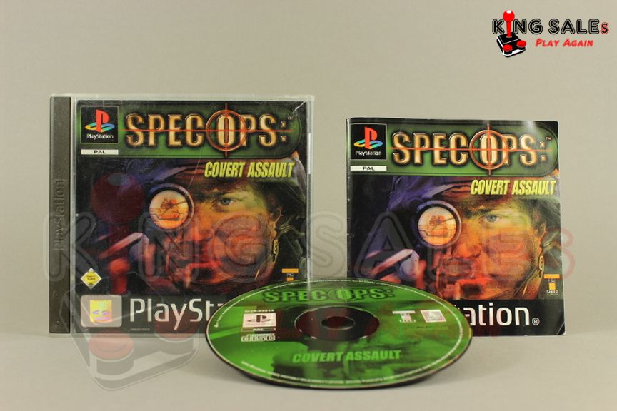 PlayStation Videospiel Spec Ops Covert Assault Hülle mit Anleitung und Disc