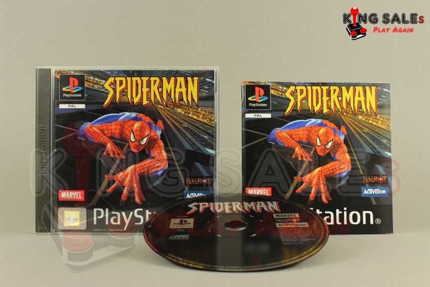 PlayStation Videospiel Spider-Man Hülle mit Anleitung und Disc