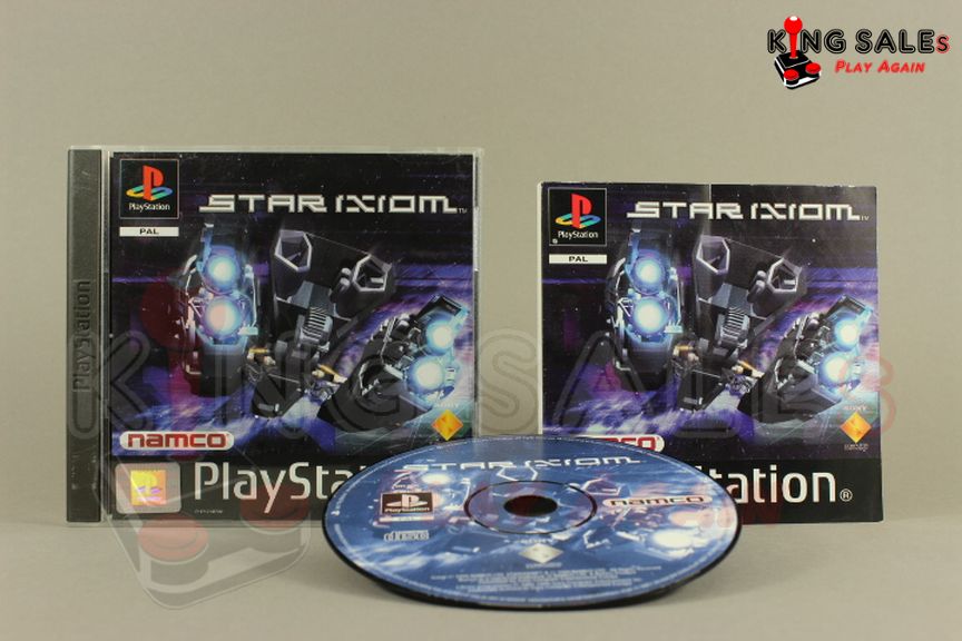PlayStation Videospiel Star Ixiom Hülle mit Anleitung und Disc