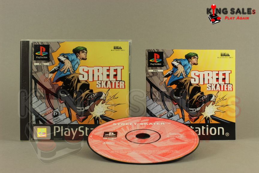 PlayStation Videospiel Street Skater Hülle mit Anleitung und Disc