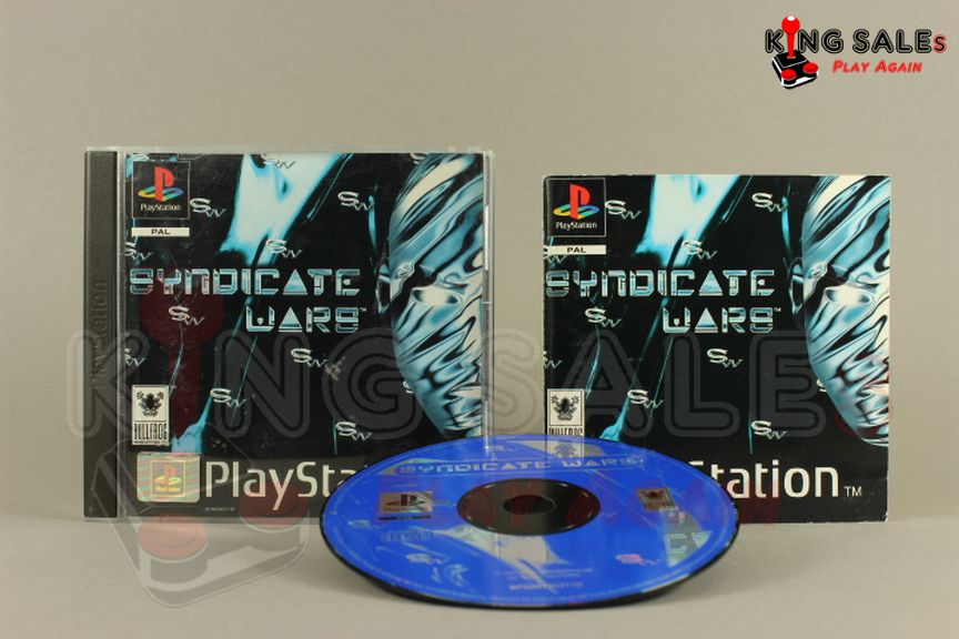 PlayStation Videospiel Syndicate Wars Hülle mit Anleitung und Disc
