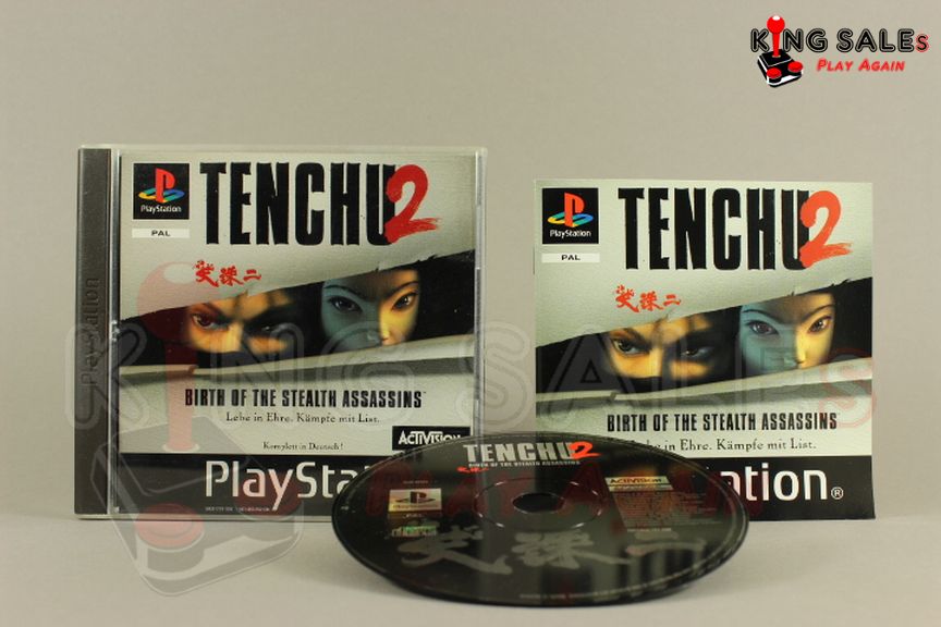 PlayStation Videospiel Tenchu 2 Hülle mit Anleitung und Disc