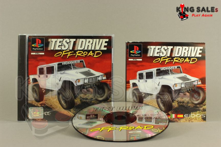 PlayStation Videospiel Test Drive Off-Road Hülle mit Anleitung und Disc