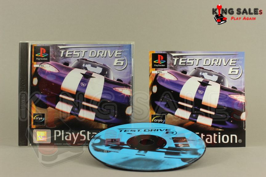 PlayStation Videospiel Test Drive 6 Hülle mit Anleitung und Disc