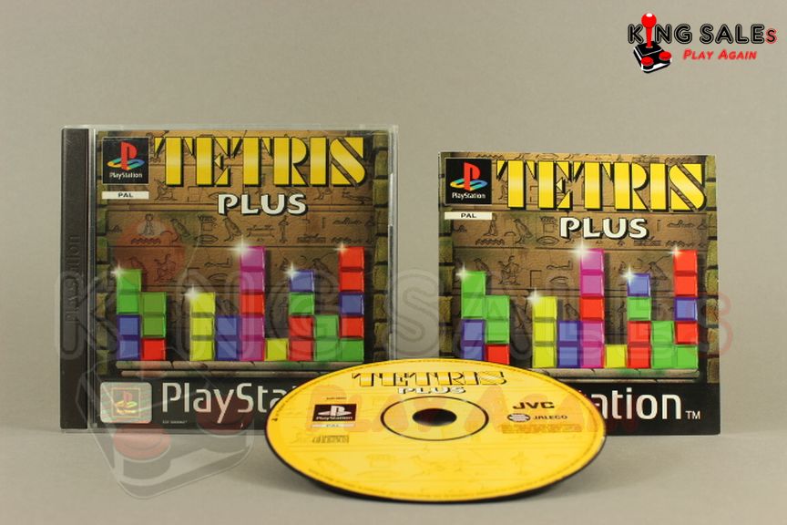 PlayStation Videospiel Tetris Plus Hülle mit Anleitung und Disc