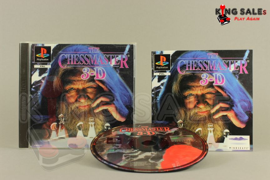 PlayStation Videospiel The Chessmaster 3D Hülle mit Anleitung und Disc