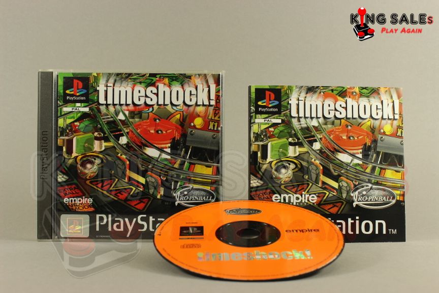 PlayStation Videospiel Timeshock Hülle mit Anleitung und Disc