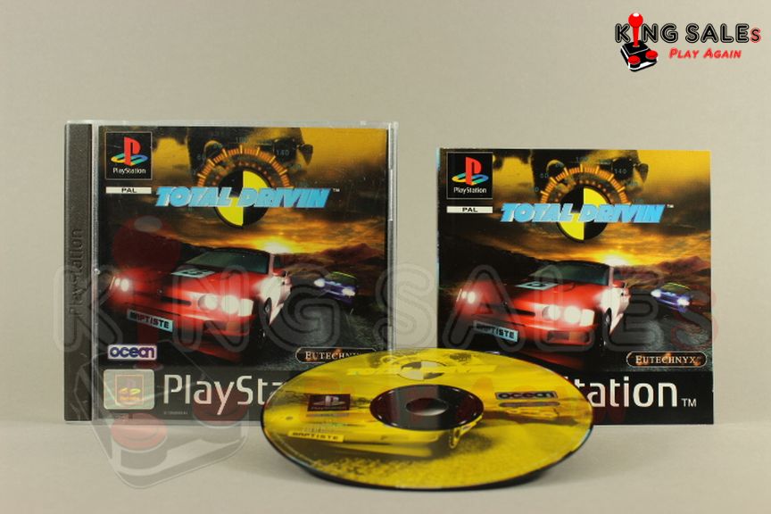 PlayStation Videospiel Total Drivin Hülle mit Anleitung und Disc