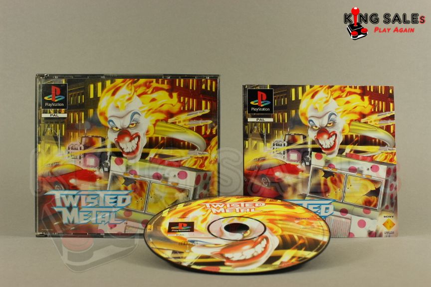 PlayStation Videospiel Twisted Metal Hülle mit Anleitung und Disc