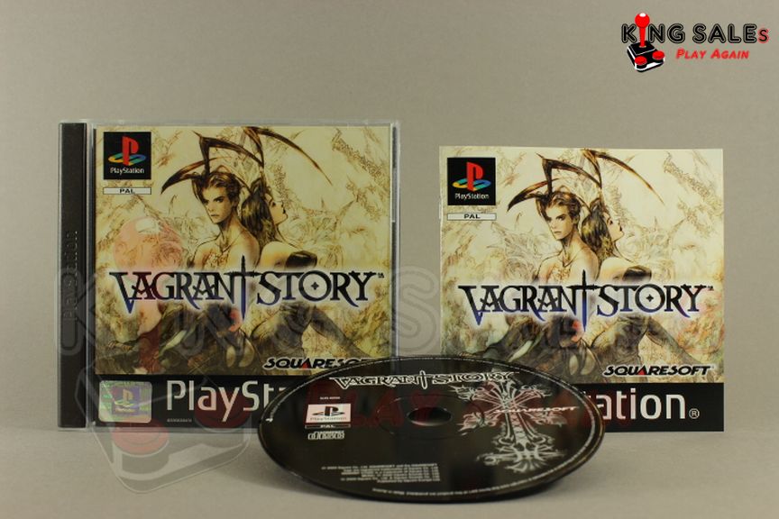 PlayStation Videospiel Vagrant Story Hülle mit Anleitung und Disc