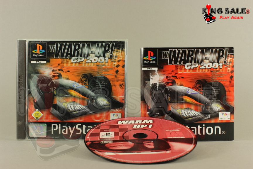 PlayStation Videospiel Warm-Up! GP 2000 Hülle mit Anleitung und Disc