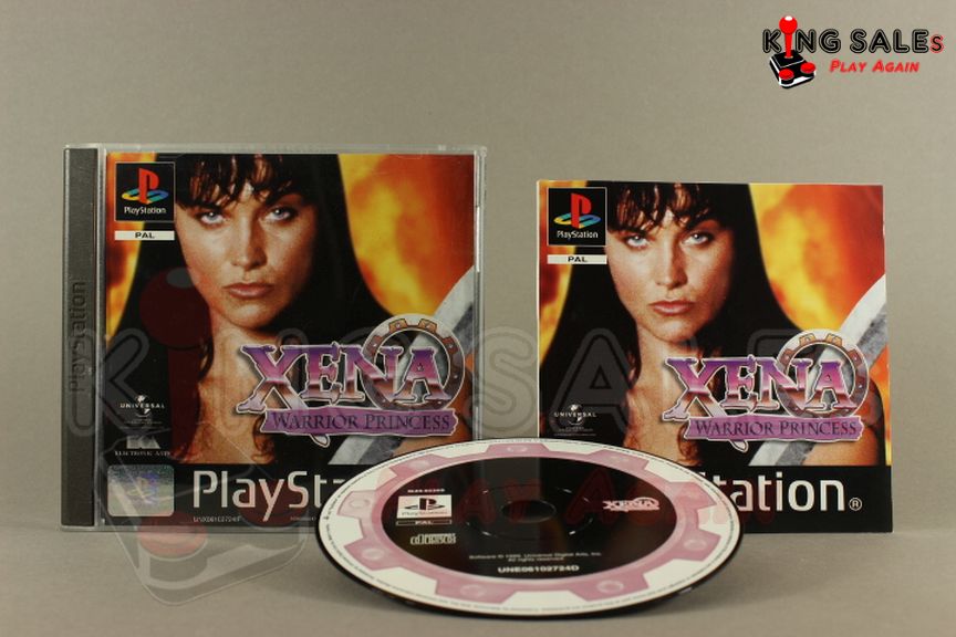 PlayStation Videospiel Xena Warrior Princess ülle mit Anleitung und Disc