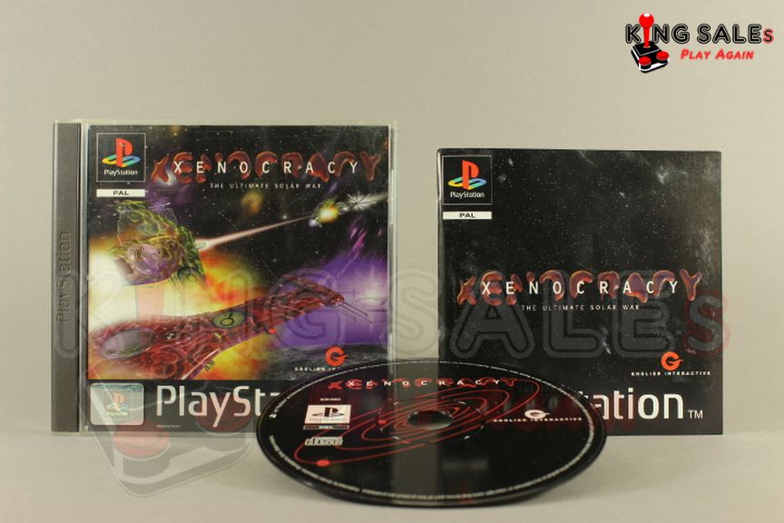 PlayStation Videospiel Xenocracy Hülle mit Anleitung und Disc