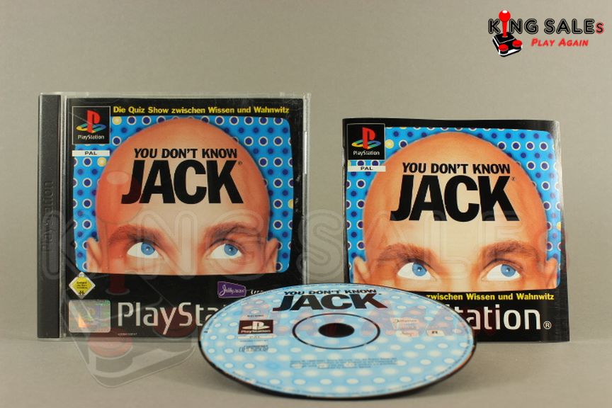 PlayStation Videospiel You dont know jack Hülle mit Anleitung und Disc