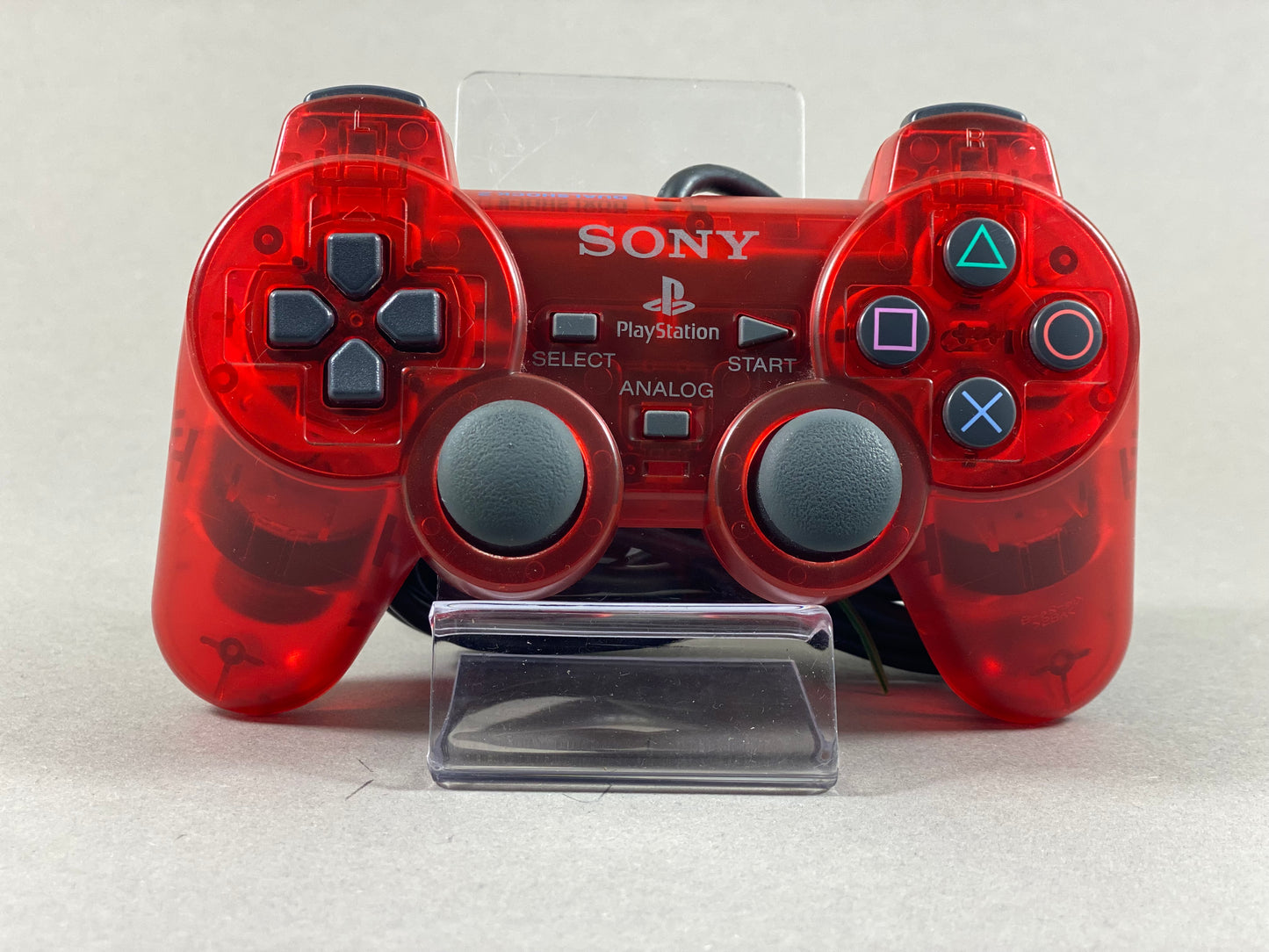 PlayStation 2 Dualshock Controller in rot transparent