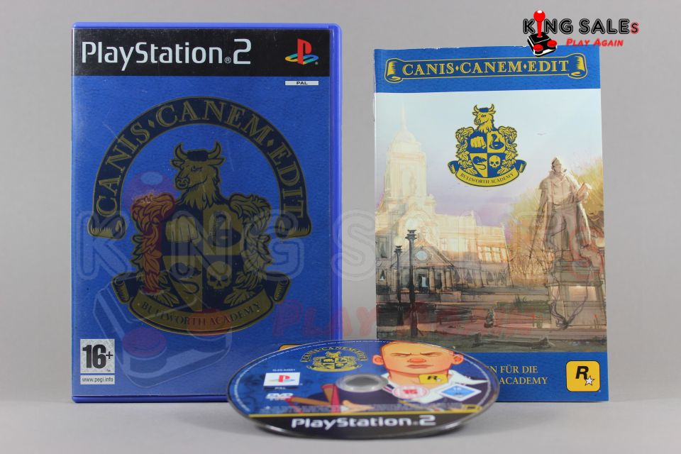 PlayStation 2 Videospiel Canis Canem Edition Hülle mit Anleitung und Disc