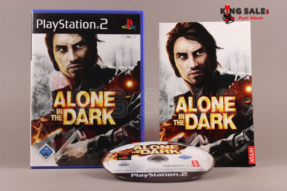 PlayStation 2 Videospiel Alone in the Dark Hülle mit Anleitung und Disc