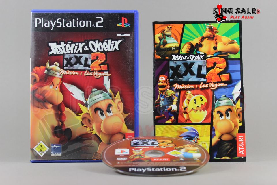 PlayStation 2 Videospiel Asterix & Obelix XXL 2 Mission Las Vegum Hülle mit Anleitung und Disc