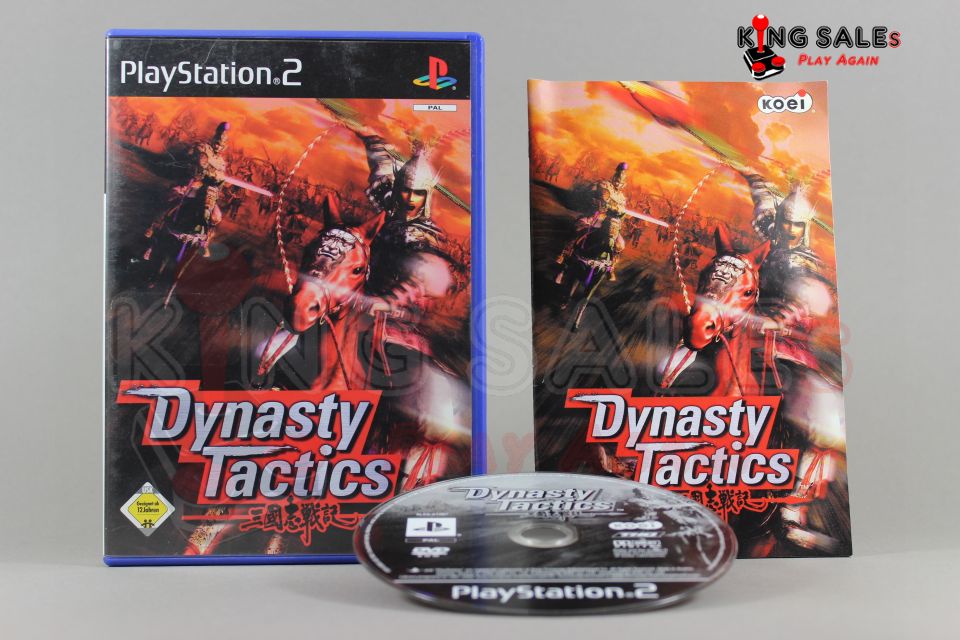 PlayStation 2 Videospiel Dynasty Tactics Hülle mit Anleitung und Disc